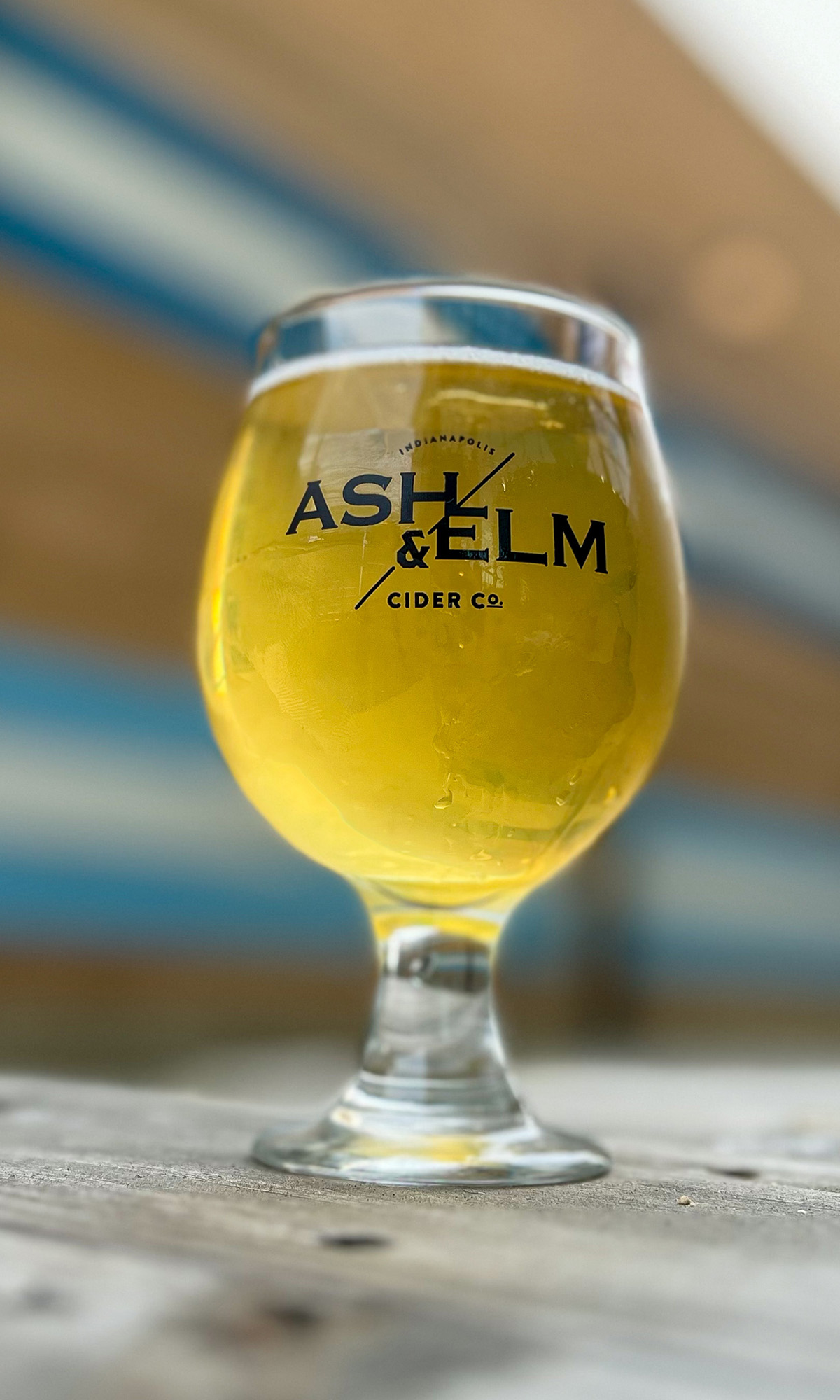 Glass of Ash & Elm Cider