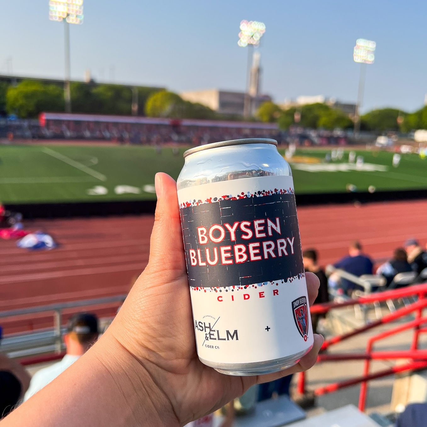 Boysen Blueberry from Ash & Elm at an Indy Eleven game